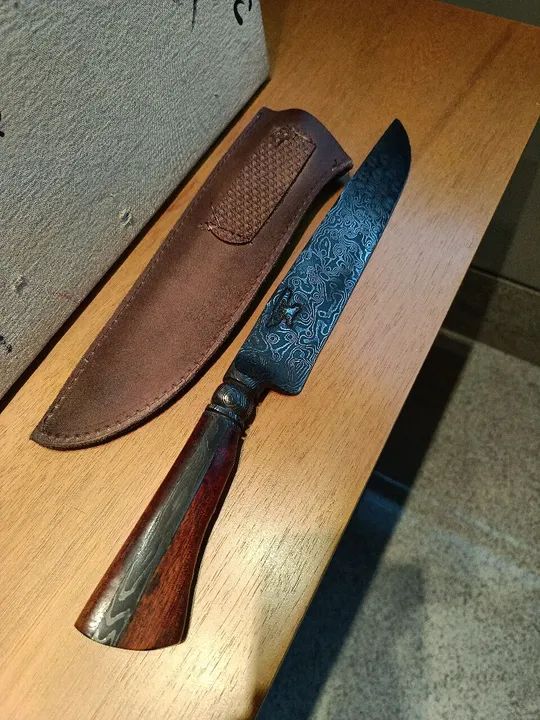 Faca damasco 480 camadas - Foto 5