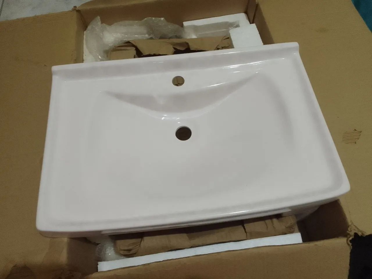 Cuba pia mármore sintético 50x32 