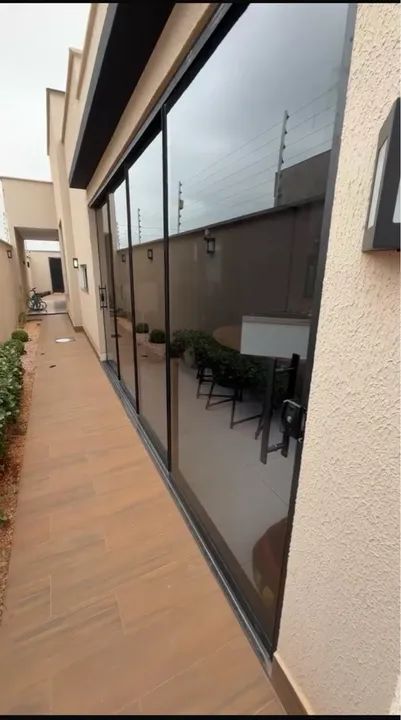 Porta de Vidro com fechadura