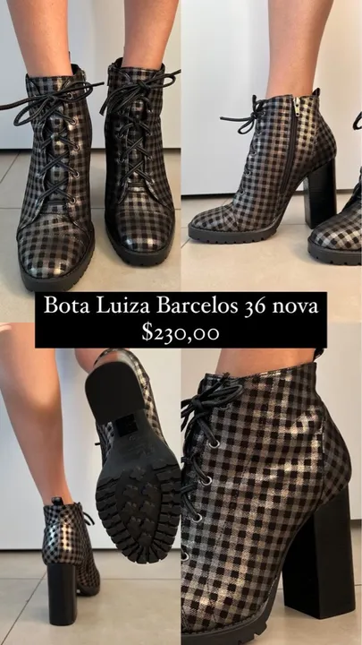Bota Luiza Barcelos 36 nunca usada