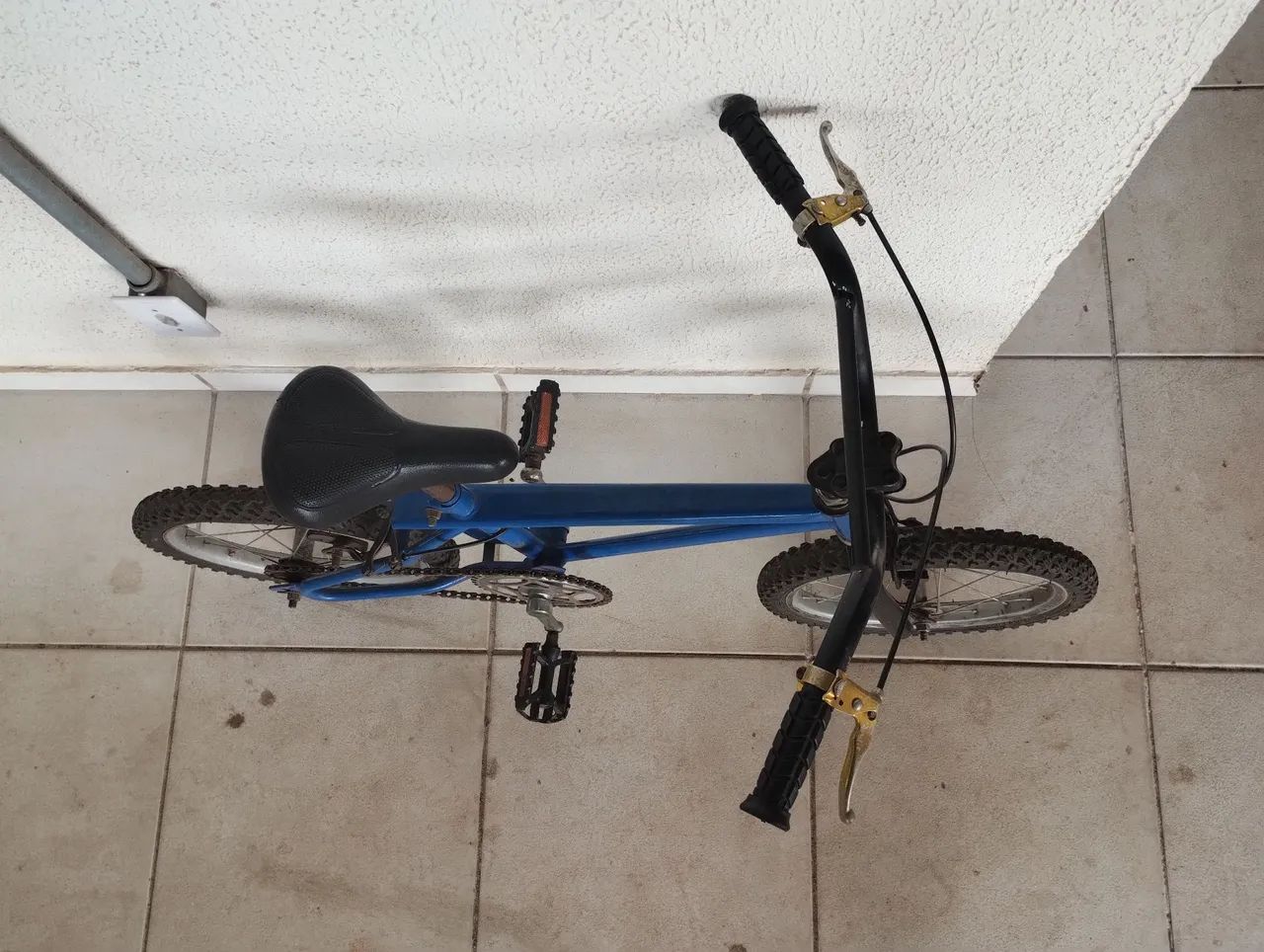 Bicicleta Infantil Azul - Foto 4