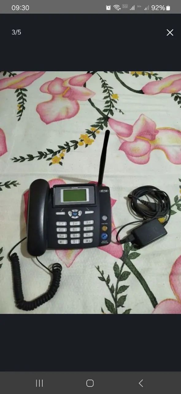 Telefone Fixo com Antena e Visor - Foto 2