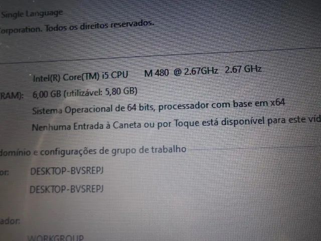 notebook   samsung      intel  i5 6 giga ram   rs  701.00 - Foto 3