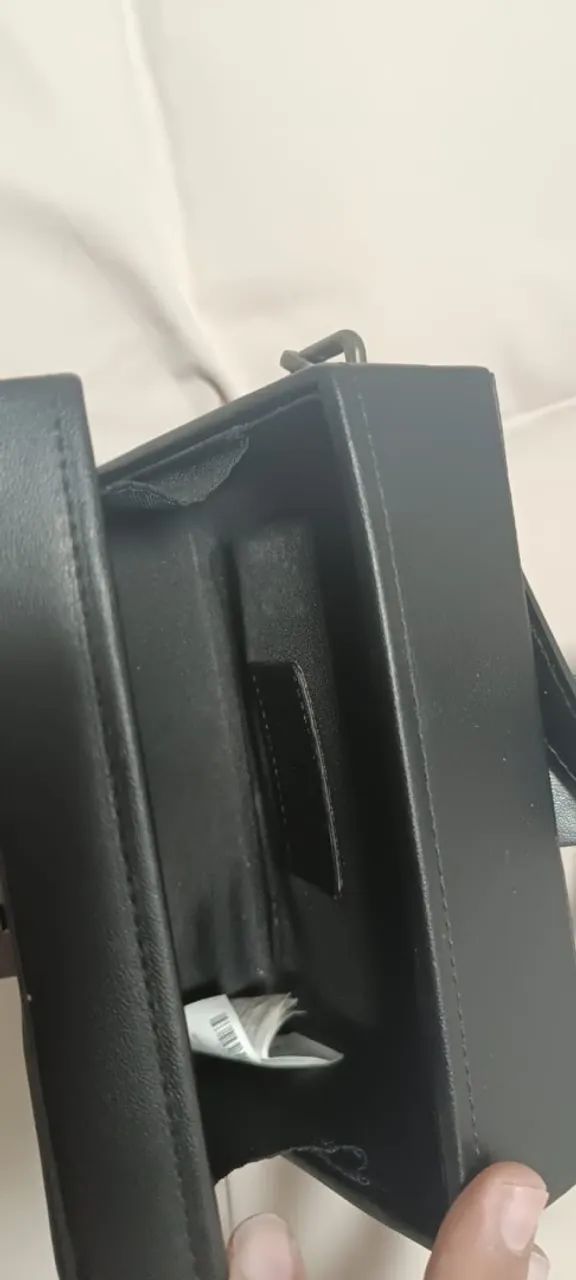 Bolsa de Ombro Preta Zara - Foto 2