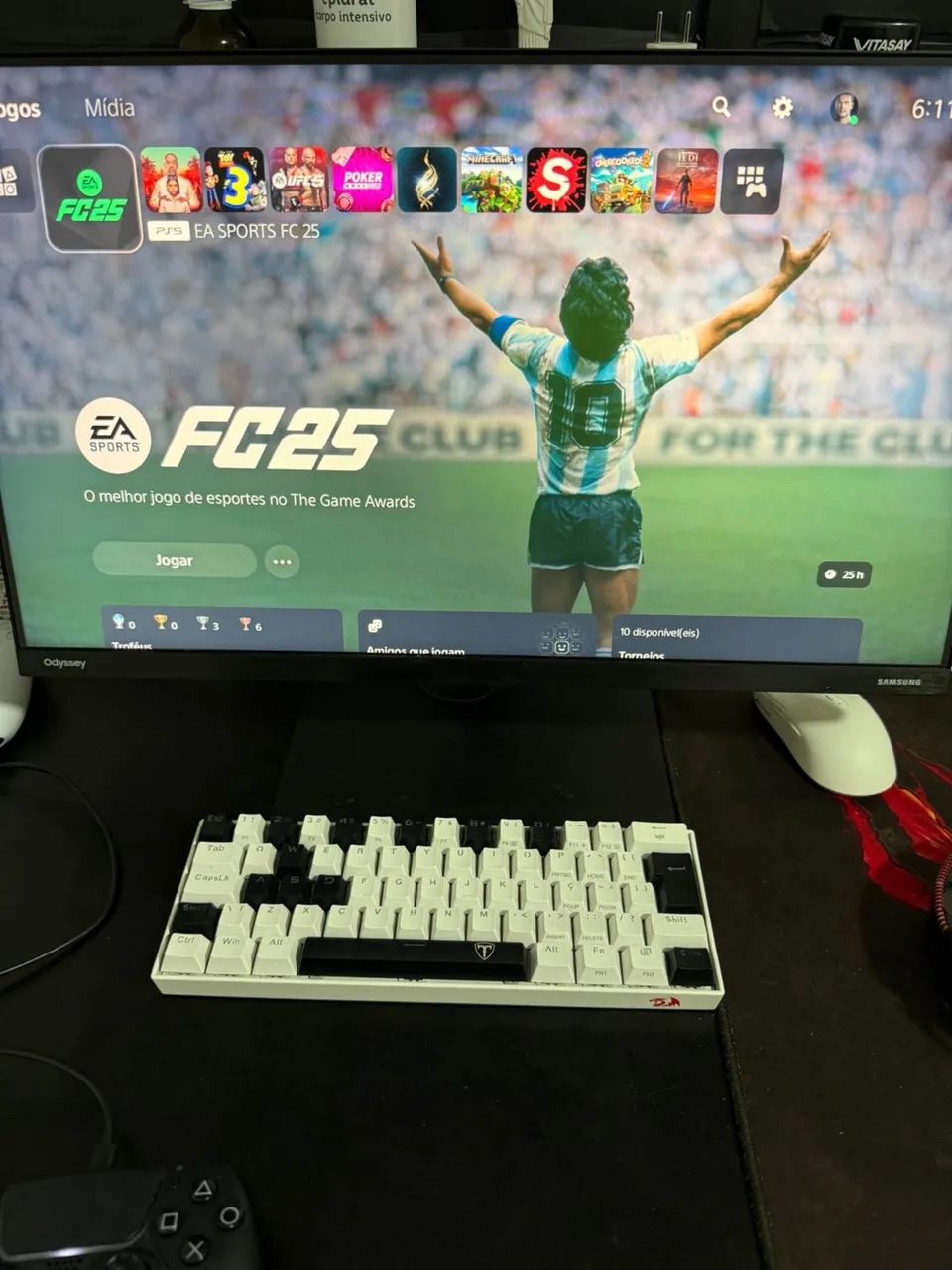 PS5 mídia virtual DOIS CONTROLES64167738175619122