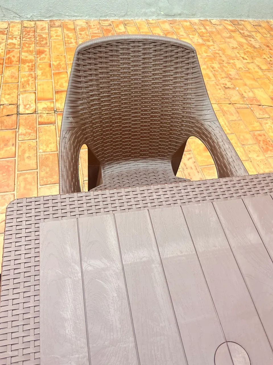 Jogo da Cadeira Cairo Rattan - Foto 3
