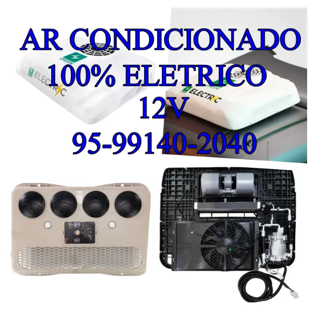 Ar condicionado 100% eletrico 12v