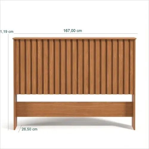 Cabeceira Queen ripada Design Moderno p65 - Foto 2