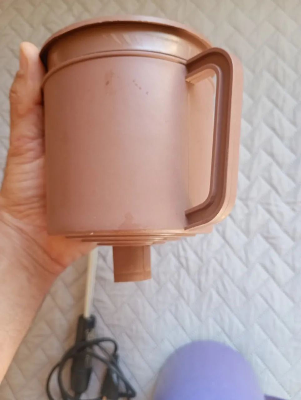 Kit vasilhas de pescaria, caminhoneiro, trilha, camping - filtro café, ebulidor, garrafa - Foto 2
