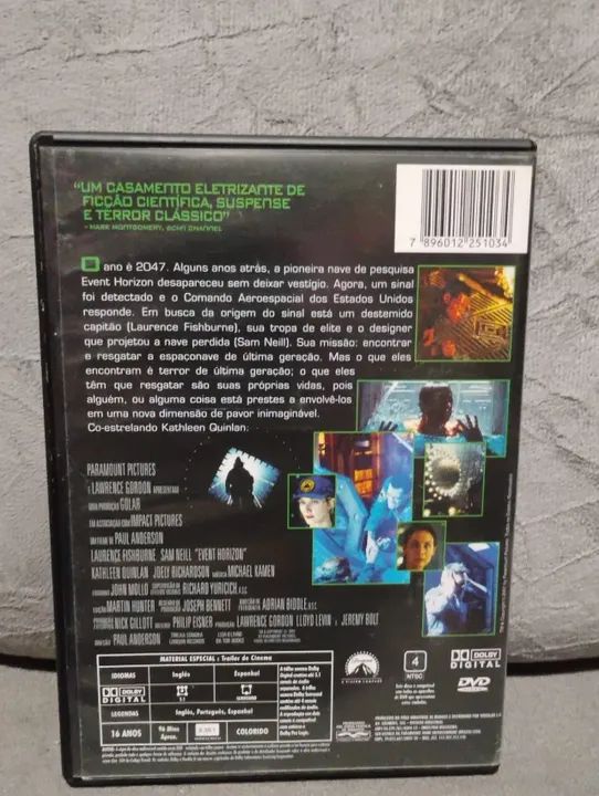 DVD O Enigma Do Horizonte - Leia a descrição - Foto 3