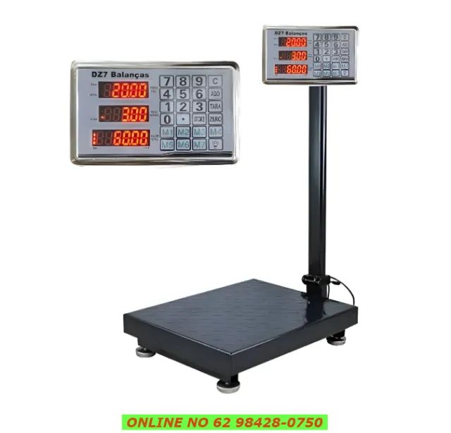 Balança Plataforma 150kg 400x300m Com Garantia