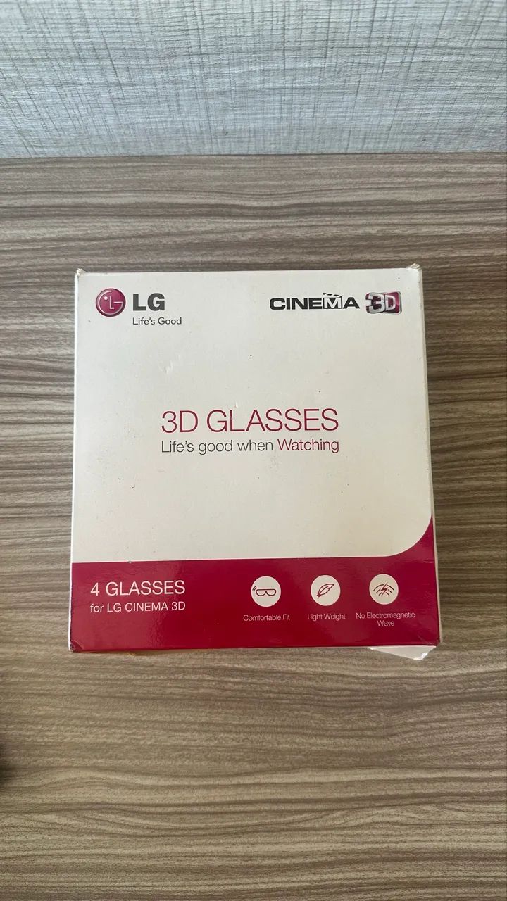 Óculos 3D TV LG