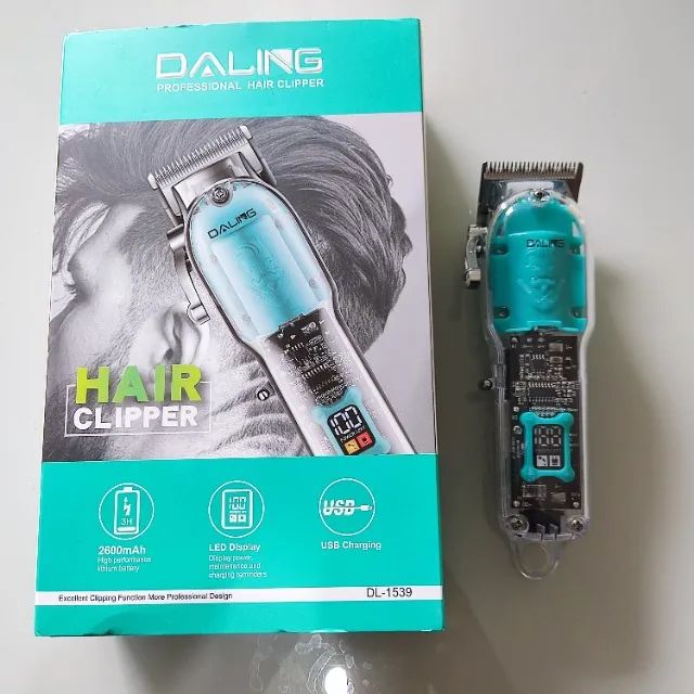(Nova) Maquininha de Cortar Cabelo Daling Dl-1539 Original - Foto 5