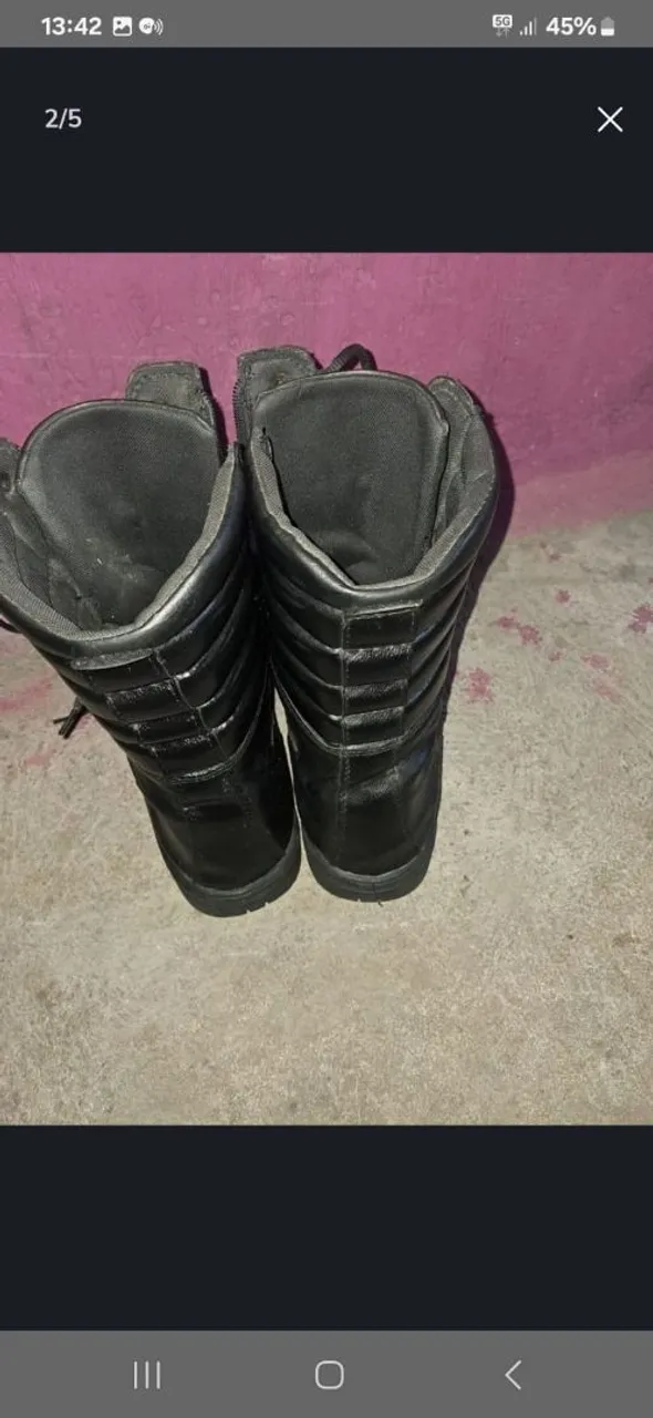 Botas Cano Alto - Preto