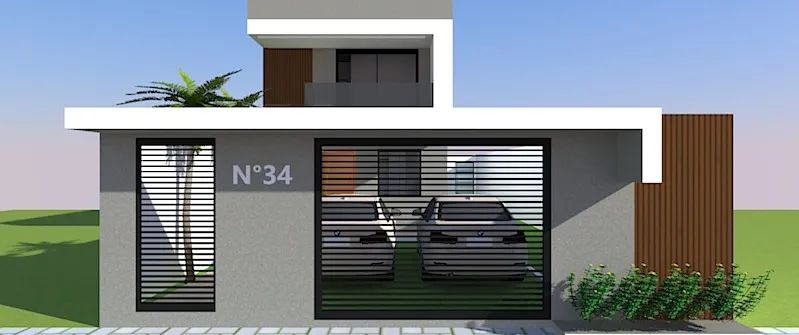 Fachadas Modernas - Projetos legal para legalização - Projetos de instalação - Foto 3