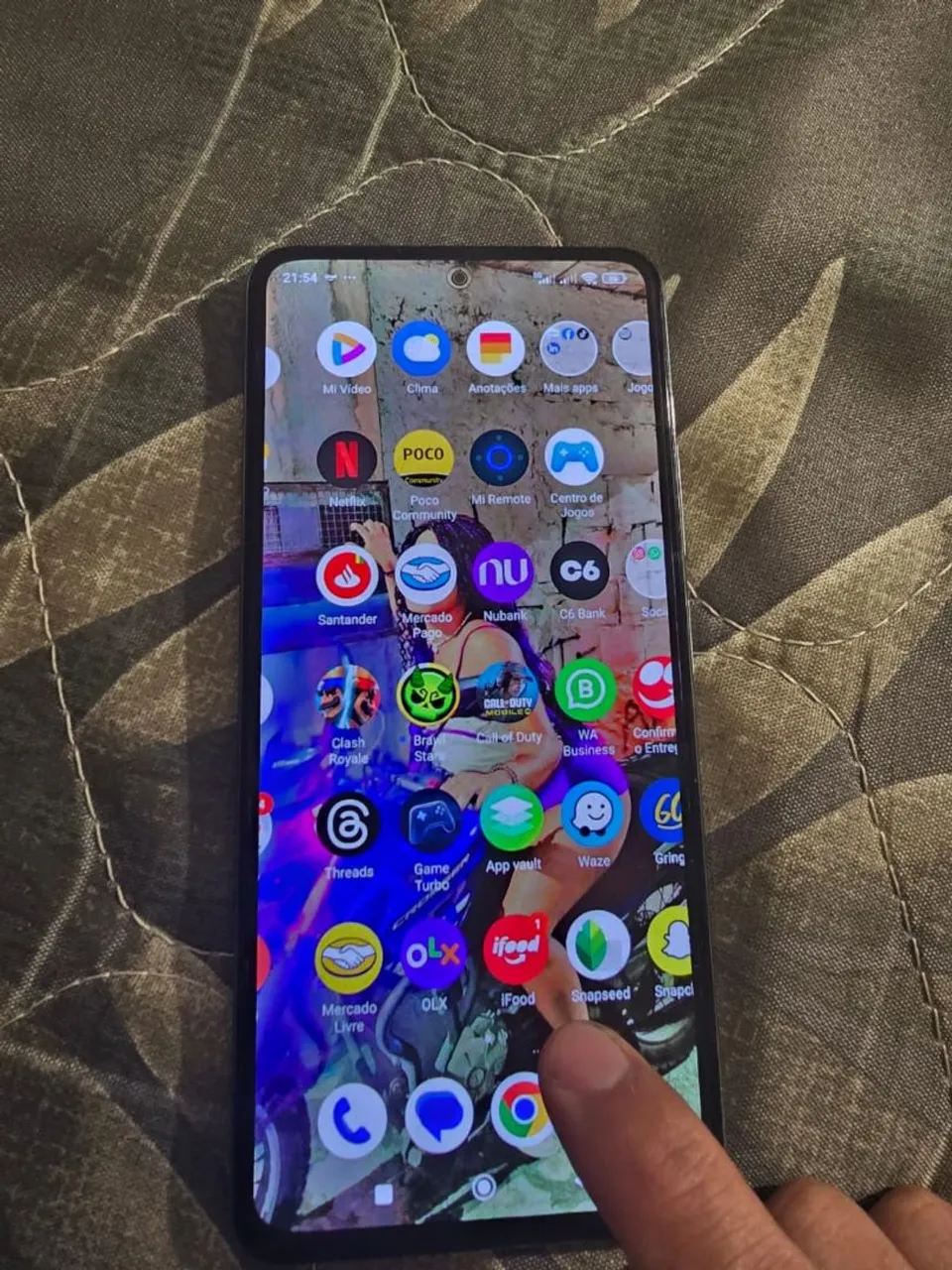 Poco F3 branco 