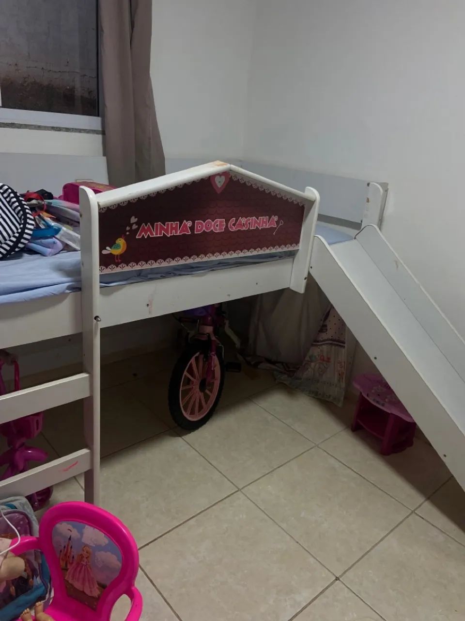 CAMA INFANTIL COM ESCORREGADOR 