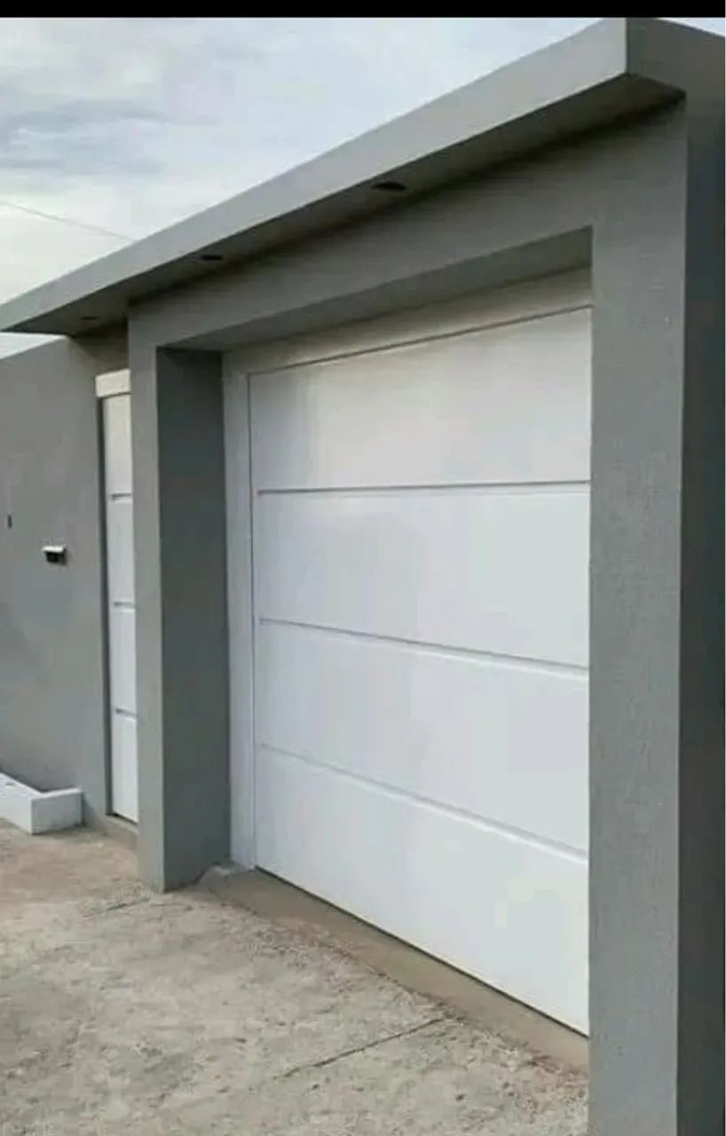 Portão de chapa em aço em diversos modelos. Instalado. - Foto 4