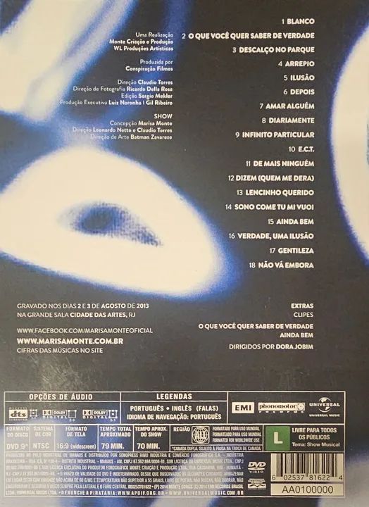 Verdade de uma Ilusão - Marisa Monte - DVD - Foto 2