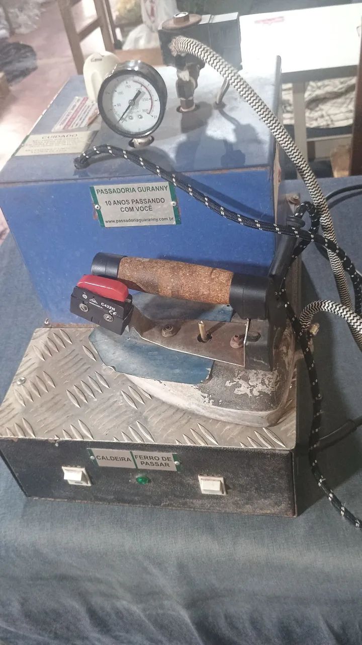 Vendo caldeira de passar roupa revisada 5 litros  - Foto 3