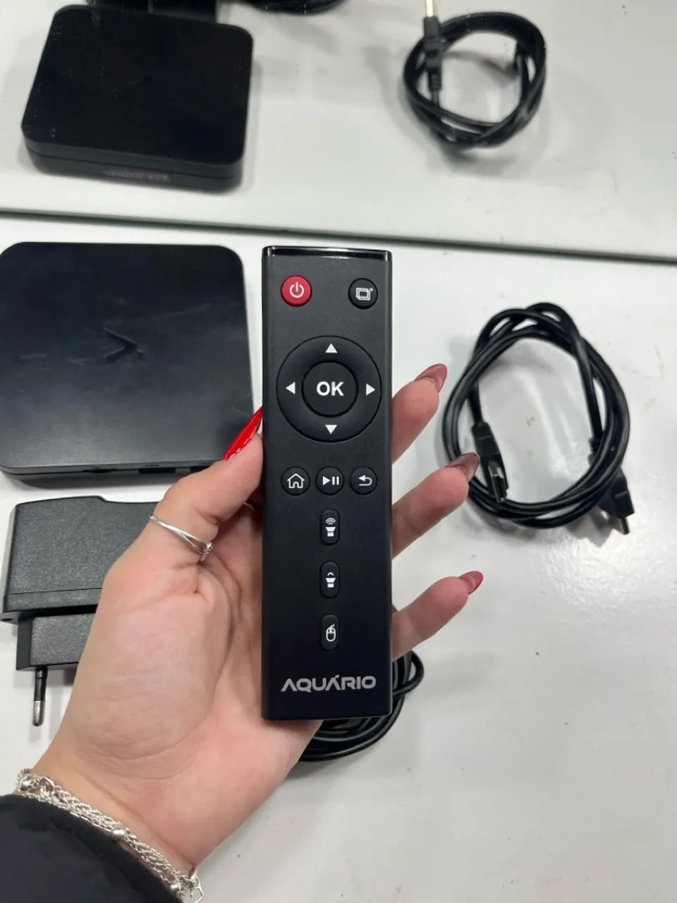 Kit Completo Box TV + Controle + Carregador - Foto 5