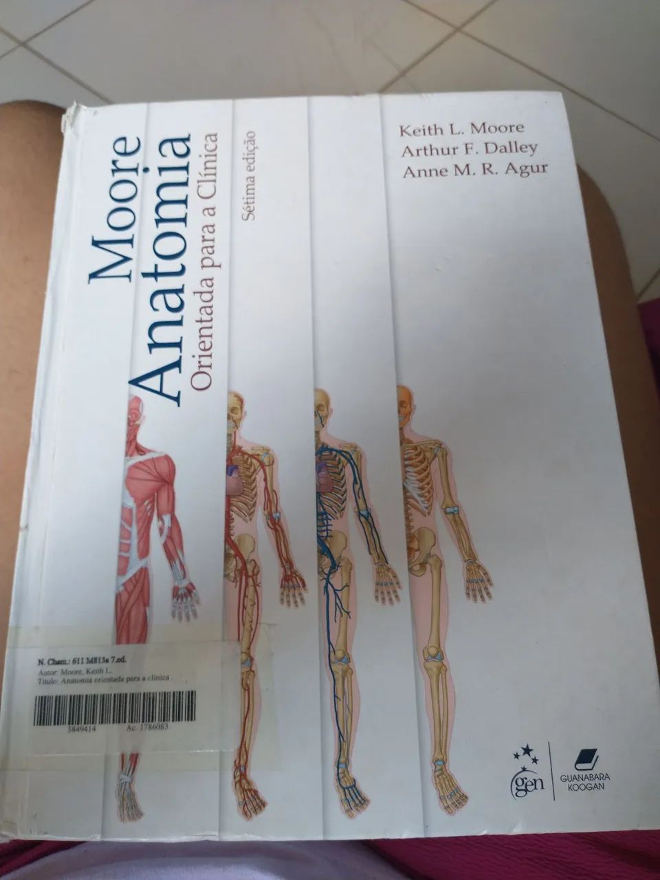 Livro Moore Anatomia orientada para a clínica