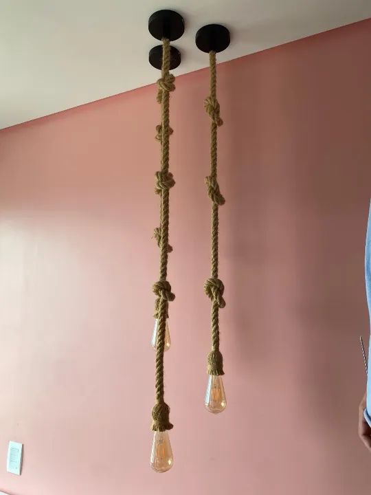Luminária de corda