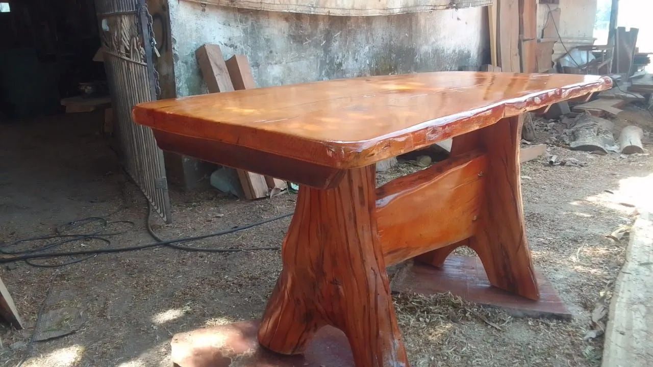 Mesa rústica 1,70 1.350 a pronta entrega. - Foto 3