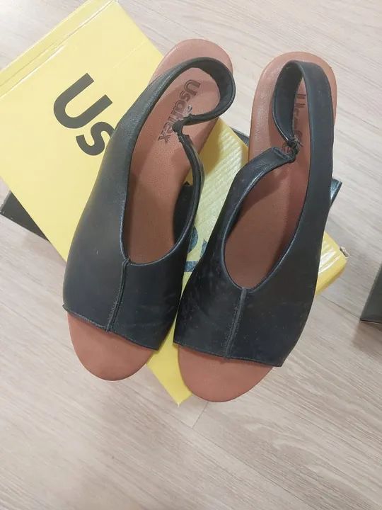 Vendo sandalia  couro Usaflex 