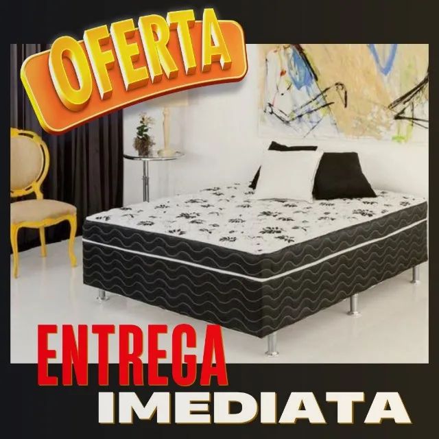 Cama Casal Box 138x188cm _ Produto Lacrado