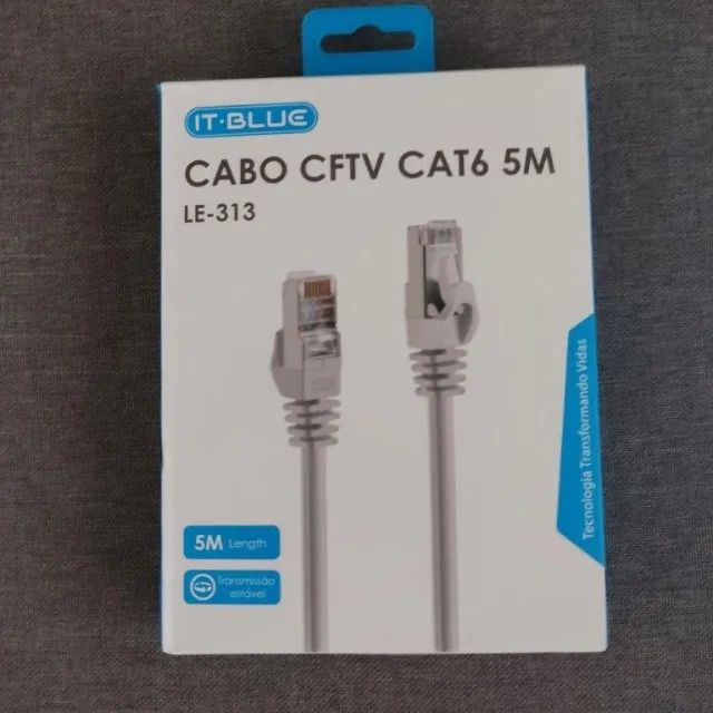 Cabo de Rede internet 5 Metros Cat6 Rj45 1000mb - Foto 2