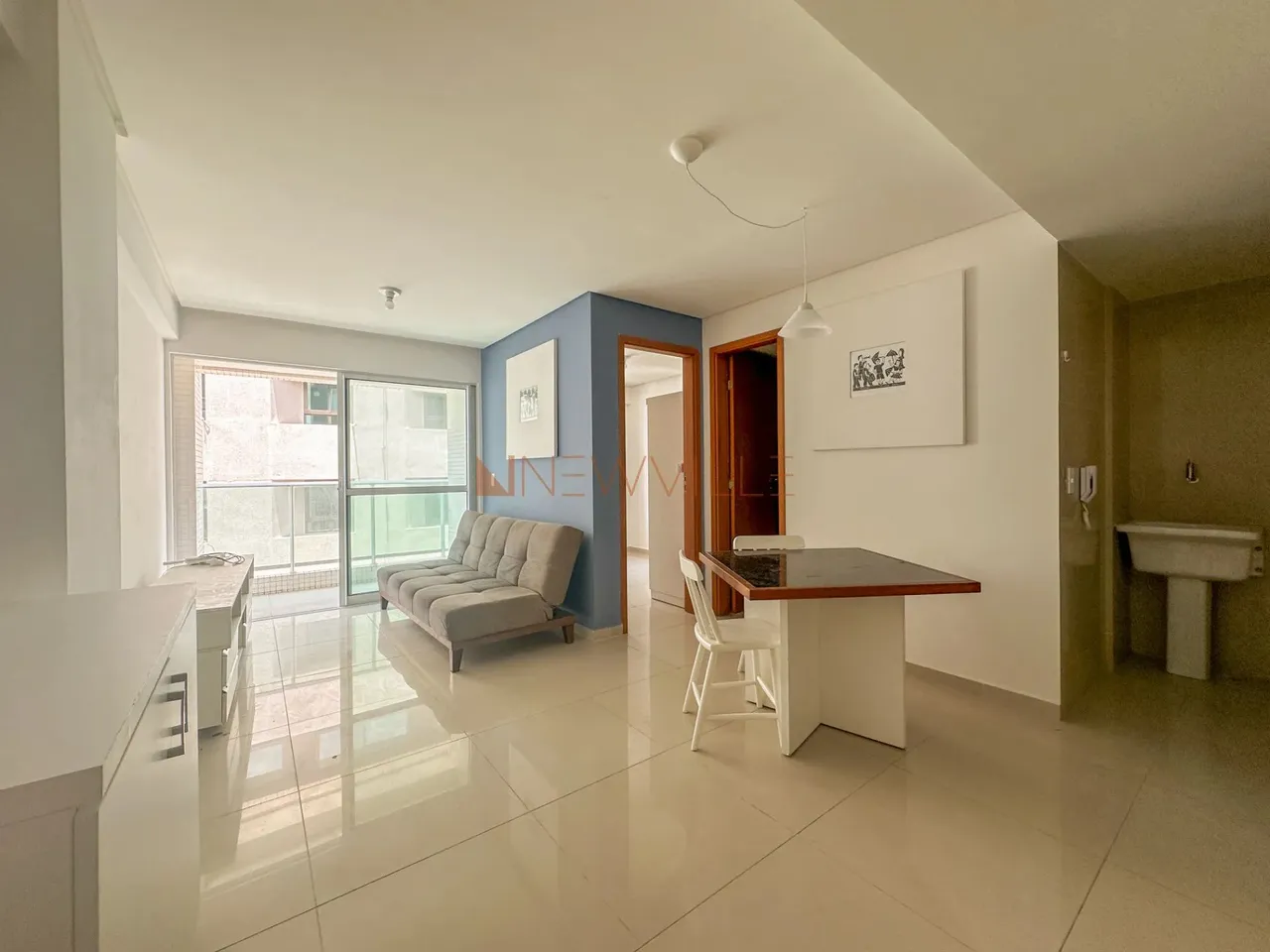 Apartamento para alugar no Edf. Rio Beira Mar Residence com 45m² em Boa Viagem