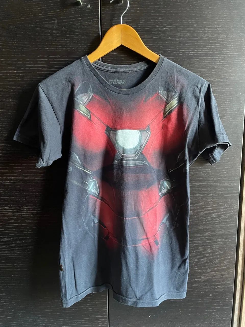 Camiseta Iron Man - Civil War da Piticas