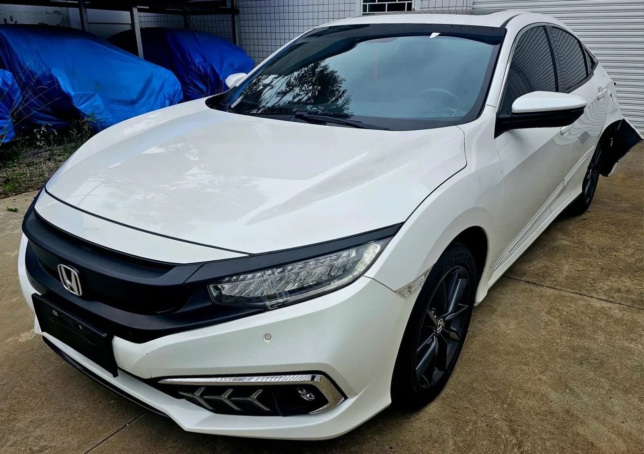 Sucata Honda Civic G10 Touring 1.5 Turbo 2021 Motor Cambio Suspensão Airbag Parachoque