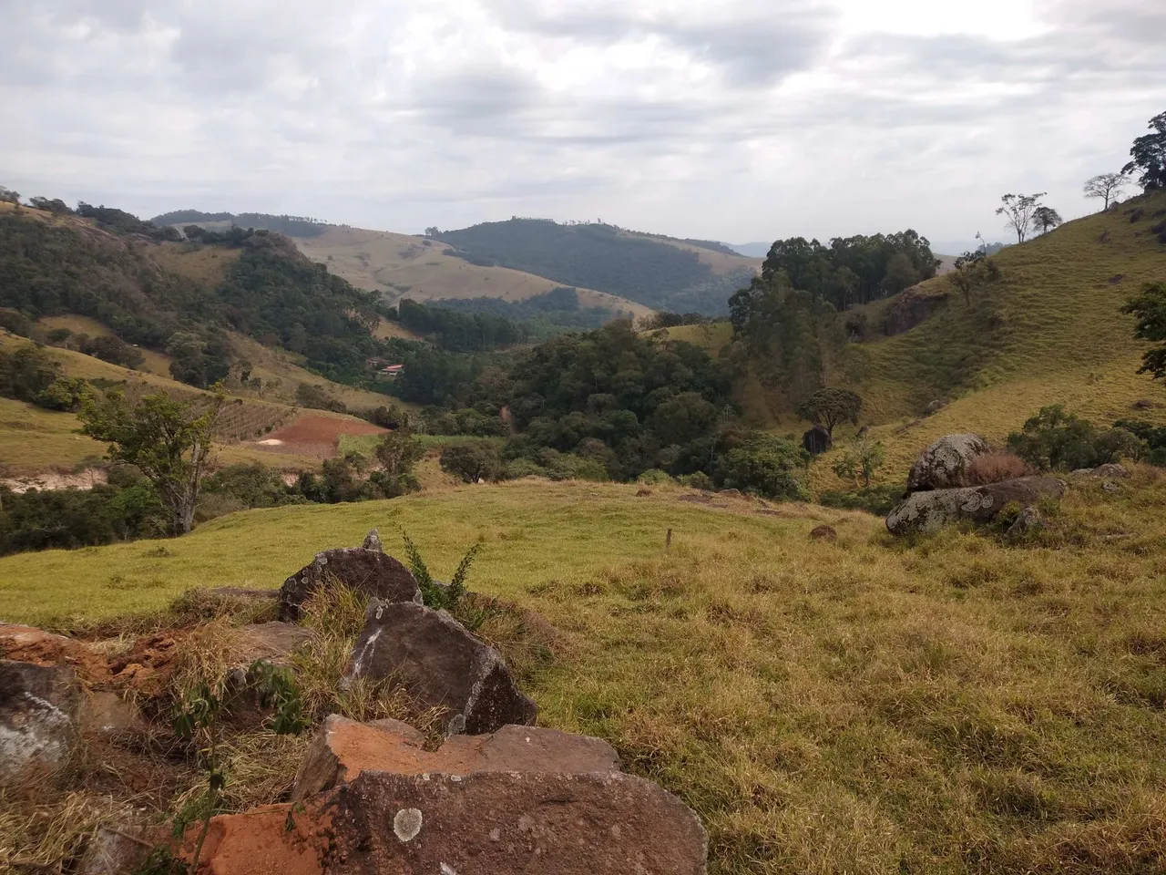 Área no alto da montanha