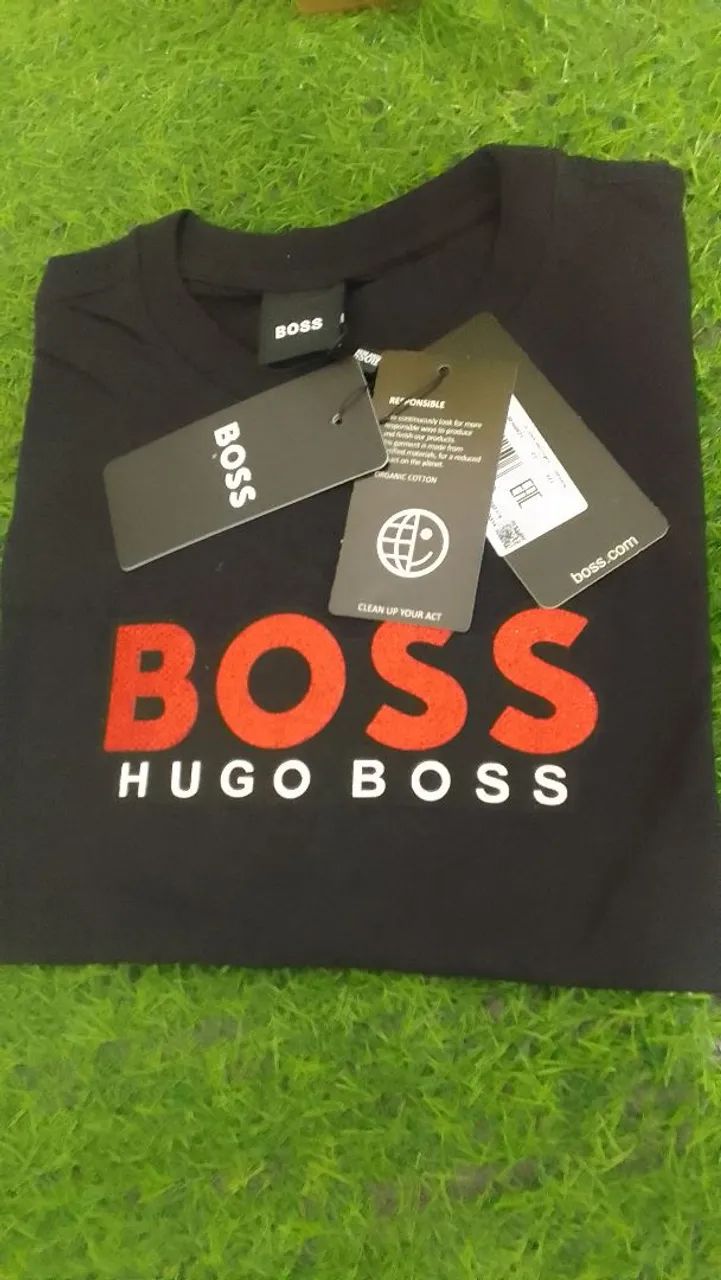 Camiseta BOSS Organic Cotton - Original - Foto 2