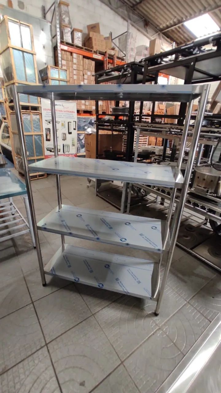 estante de inox reforçada 