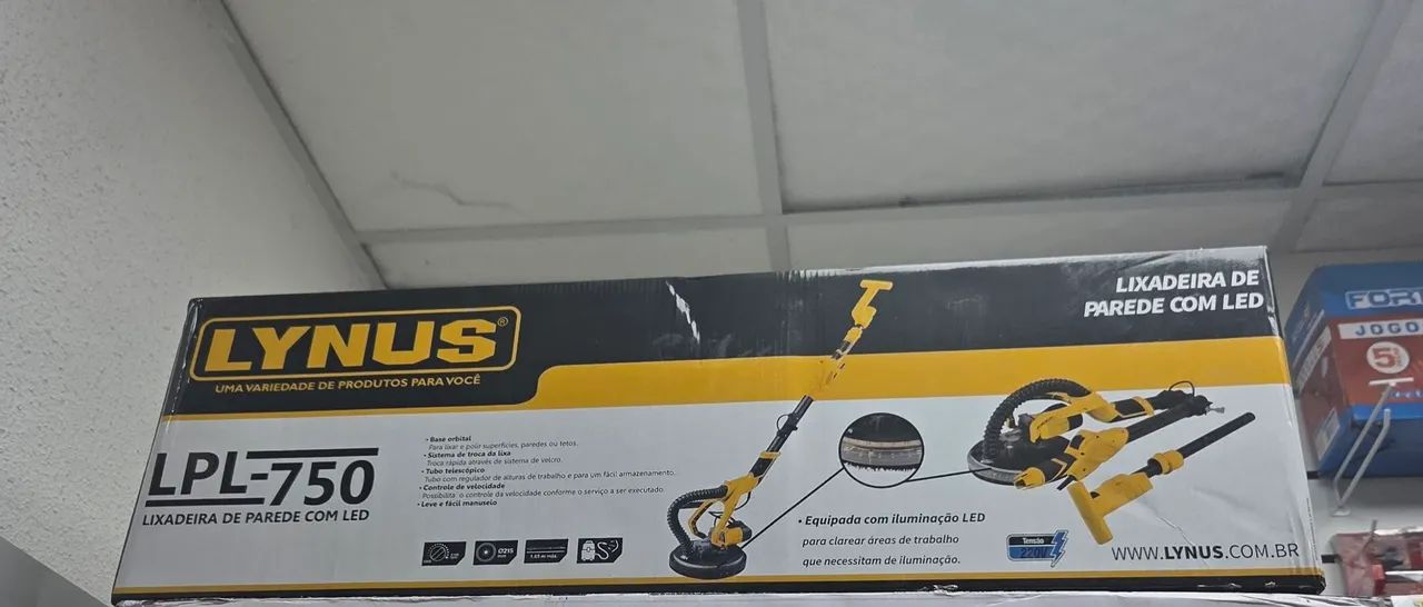 Lixadeira de Parede LPL750 Lynus  - Foto 2