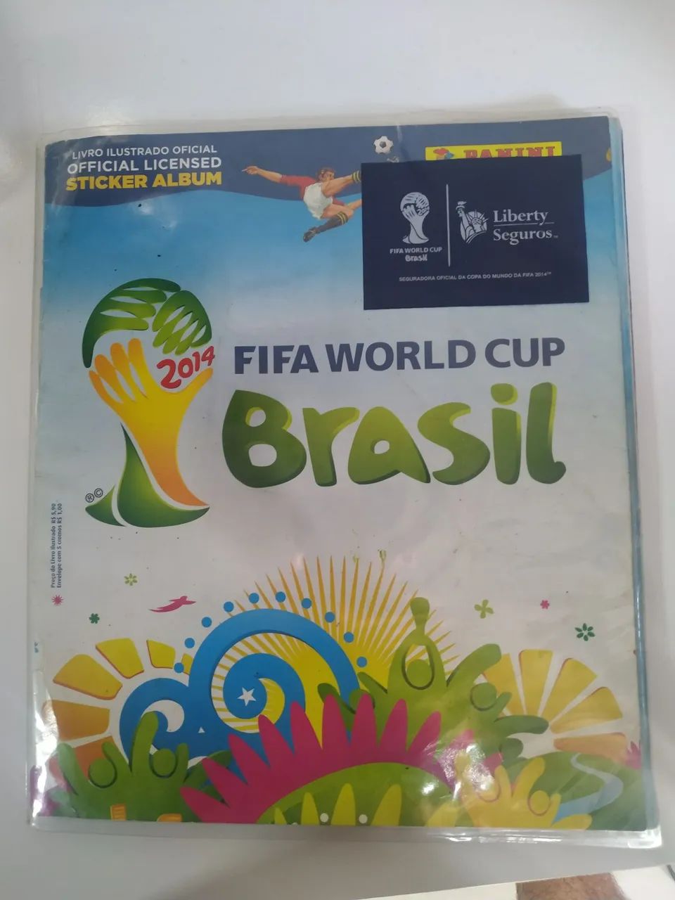 Álbum da copa 2014 completo com capa protetora 
