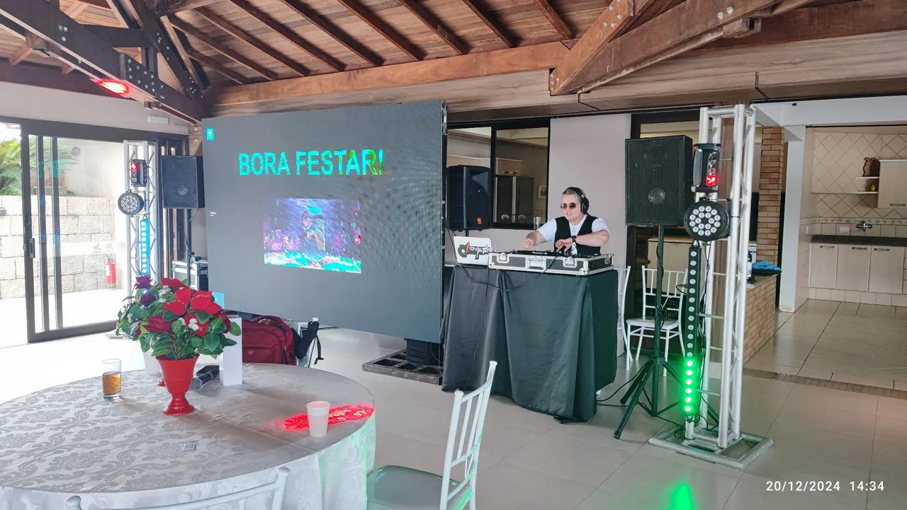 Som e iluminação Dj para eventos