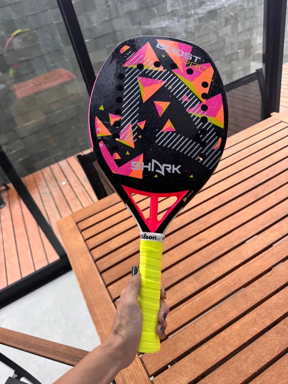 Raquete beach tennis shark boost pro 