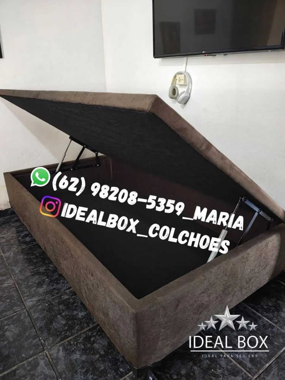 BOX BAÚ SOLTEIRÃO 108X198 BLINDADO 