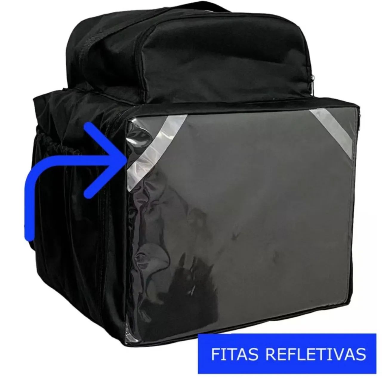 Mochila bag Bolsa Térmica para Delivery e Entregas 45 litros - Foto 4