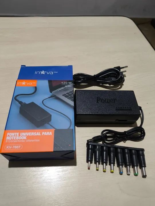 Carregador Fonte Universal Inova para Notebook/Monitor - Anápolis - Foto 4