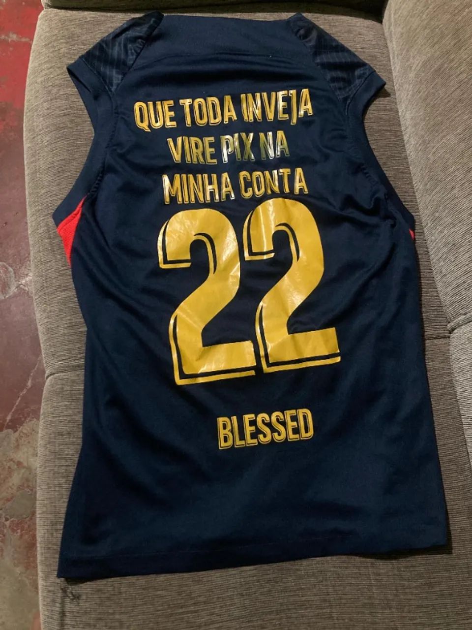 Camisa Barcelona Com Frase