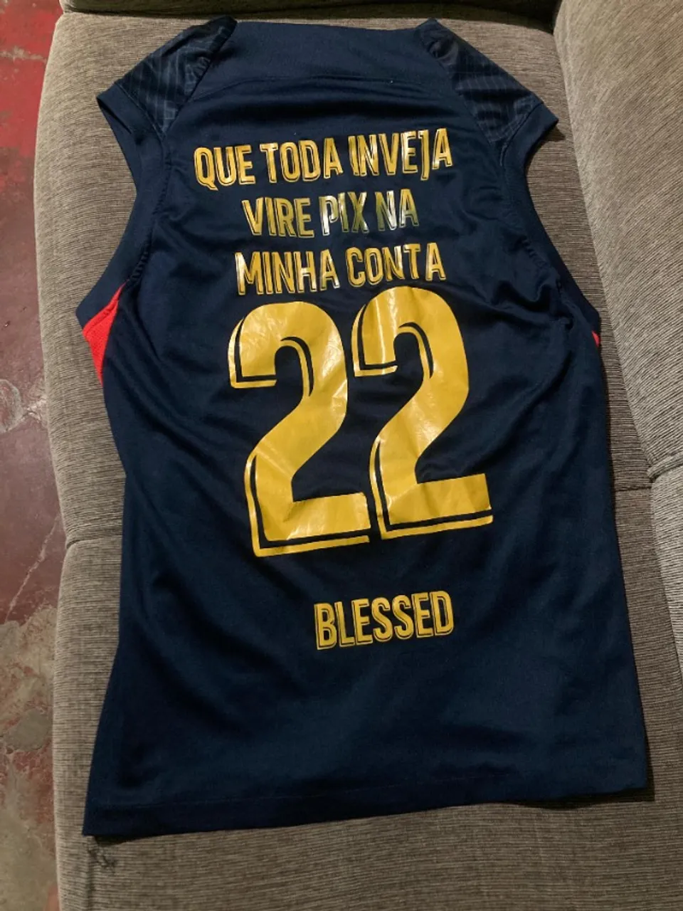 Camisa Barcelona Com Frase