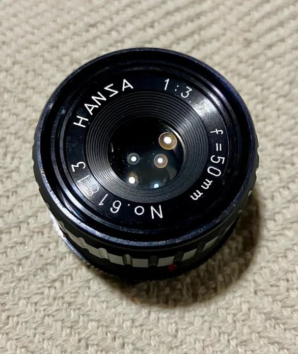 Lente Hansa 50mm f/1.3