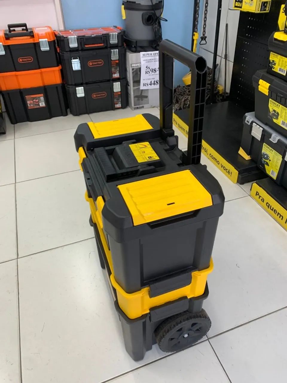 Maleta de Ferramentas 3 em 1 com Rodas - Entrega grátis 2