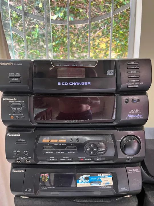 Aparelho de som Panasonic - Com defeito  - Foto 3