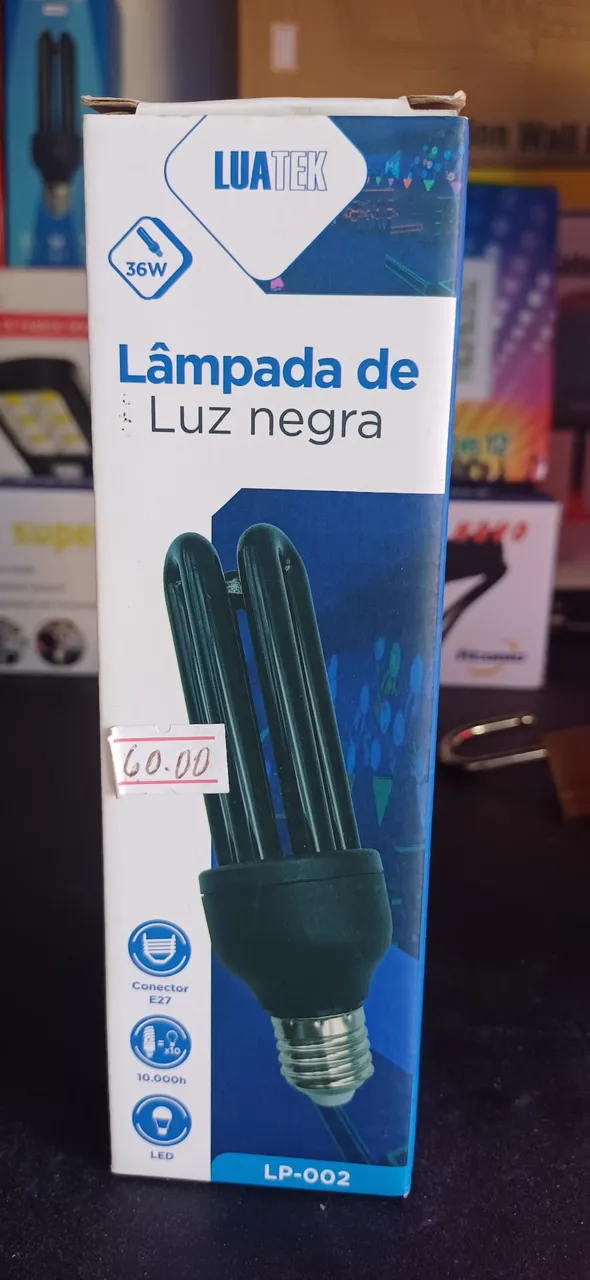 Lâmpada de Luz Negra 36W - LUATEK